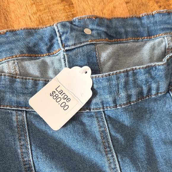 Denim jumpsuit with pockets - Picture 9 of 11